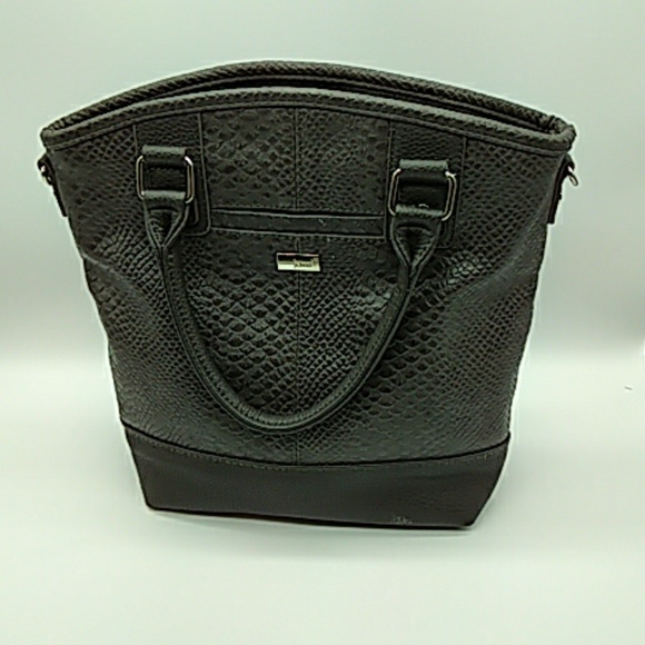 jewell Handbags - Jewell womens gray snakeskin purse pre owned